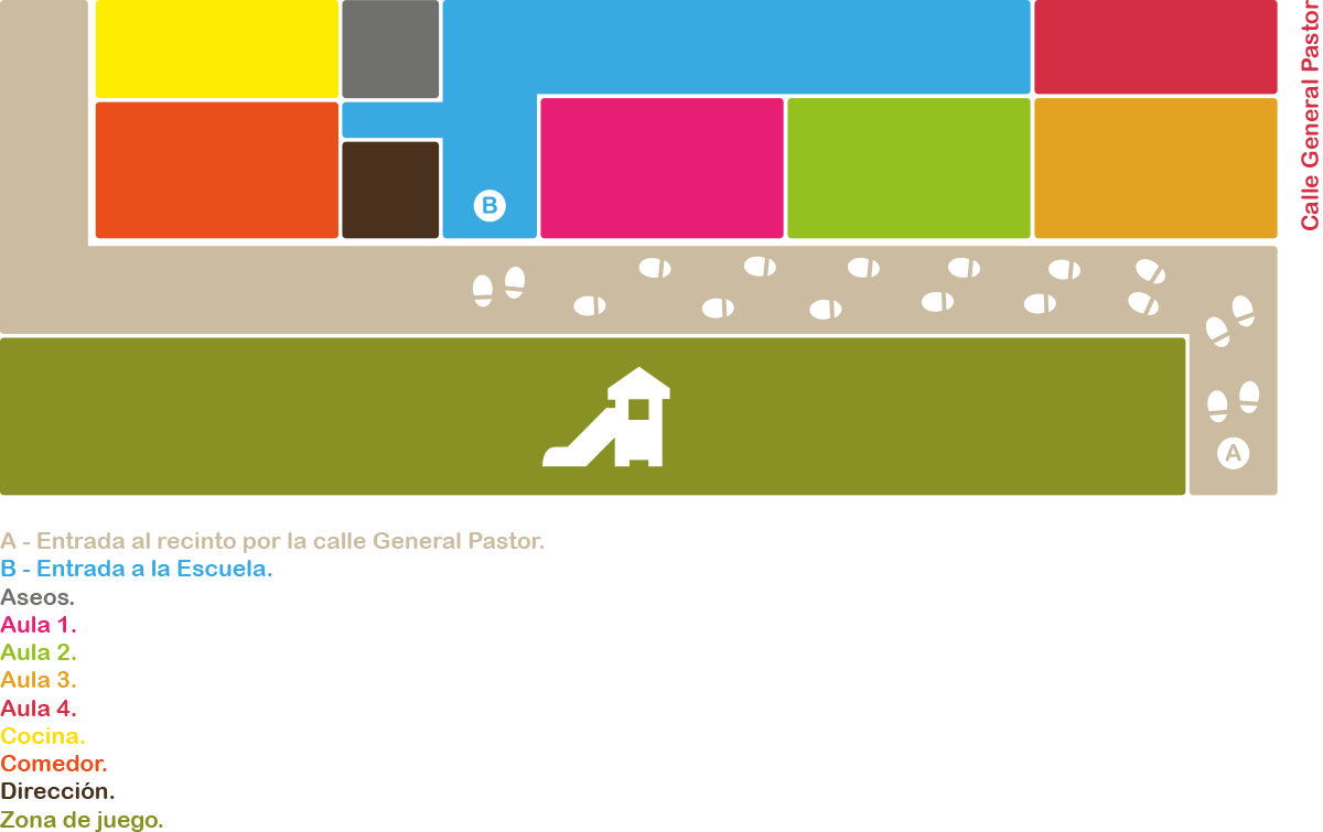 Escuela Infantil L'oroneta Valencia Mapa y distribución